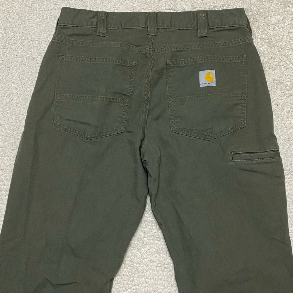 Carhartt Mens Rugged Flex Relaxed Fit Work Wear Pants BN2517-M Moss Green 33x32